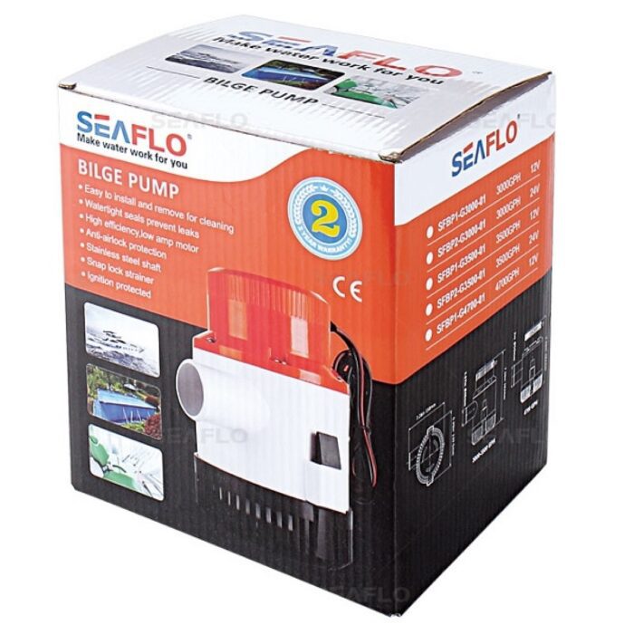 Alternative view of BOMBA DE PORÃO 3700GPH 24V 8A 01S