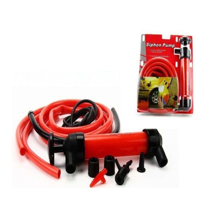 BOMBA MANUAL C/ SIFÃO PARA TRANSFERENCIA DE LIQUIDOS E COMBUSTIVEIS