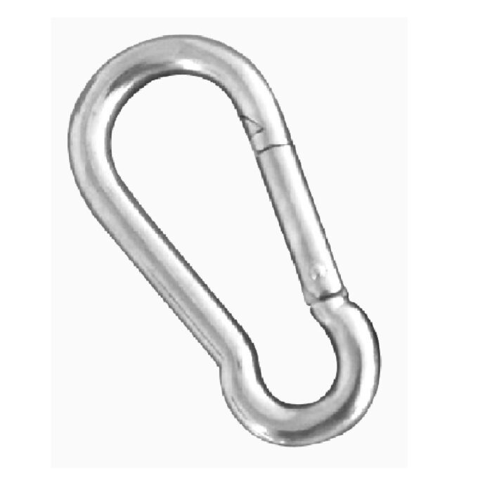 Alternative view of MOSQUETÃO EM AÇO INOX TRAVA SIMPLES 4X40MM