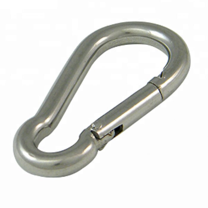 Alternative view of MOSQUETÃO EM AÇO INOX TRAVA SIMPLES 6X60MM