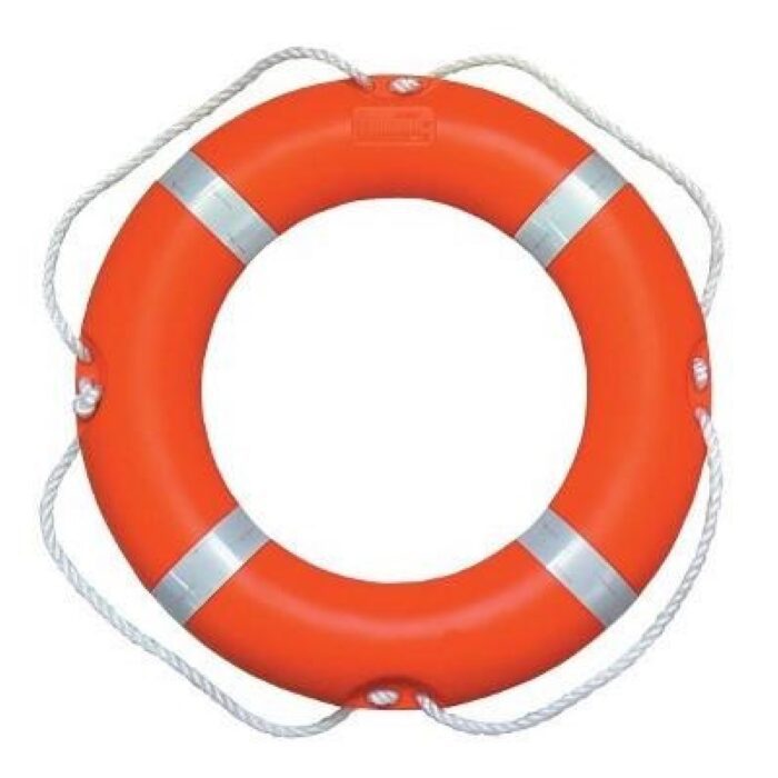 BOIA SALVA VIDAS CIRCULAR LARANJA 2,5KG SOLAS D 70cm