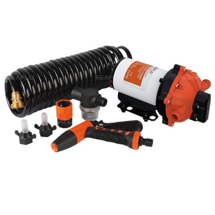 KIT P/LAVAGEM BOMBA DE PRESSURIZAÇÃO 5GPM 24V 18,9L/MIN 8,5A 70PSI 51S