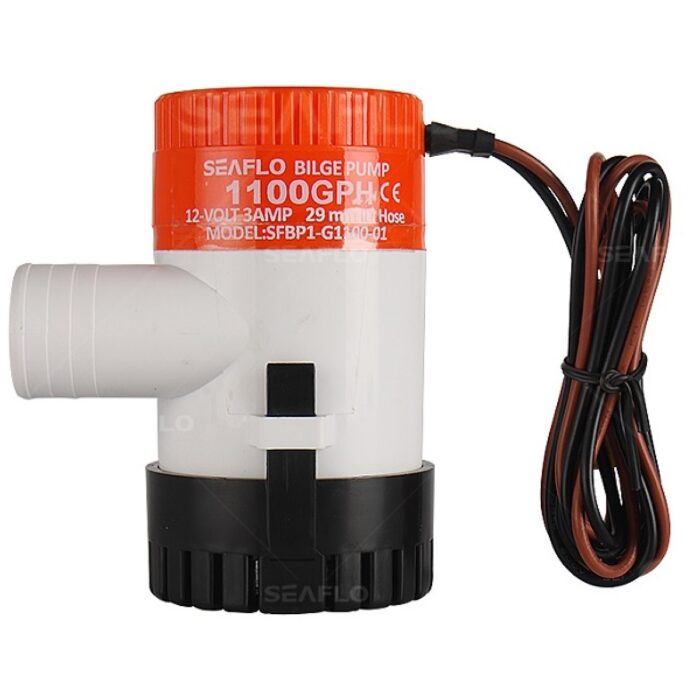 BOMBA DE PORÃO 1100GPH 24V 1.8A 01S