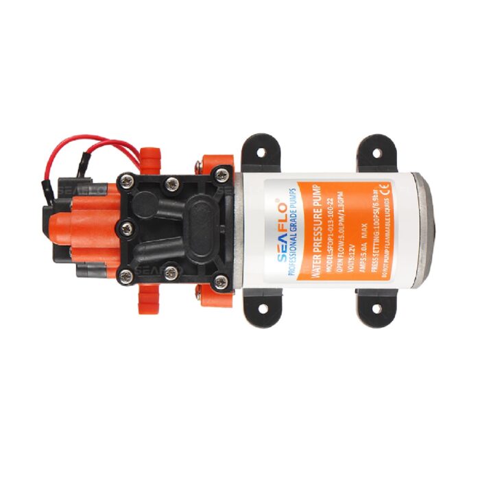 Alternative view of BOMBA DE PRESSURIZAÇÃO 1,4GPM 12V 5,3L/MIN 4,5A 100PSI 22S