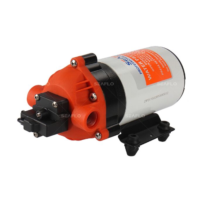 BOMBA DE PRESSURIZAÇÃO 1,5GPM 12V 5,7L/MIN 8A 80PSI 31S