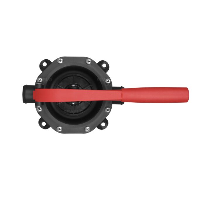 Alternative view of BOMBA MANUAL DE DIAFRAGMA SEAFLO DE PLASTICO COR VERMELHA E PRETA