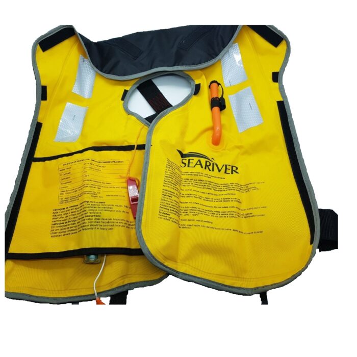 Alternative view of COLETE SALVA VIDAS INFLÁVEL 150N SOLAS