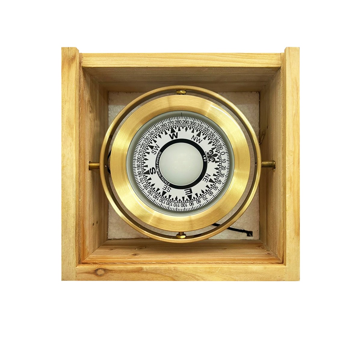 BUSSOLA DE BRONZE COM LUZ