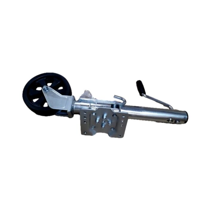 Alternative view of RODA PEDESTAL JOCKEY WHEEL PRATA ZINCADA TOP 95 E 70CM SUP. P/ BARCO