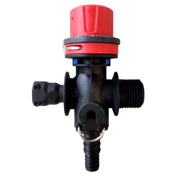 Alternative view of VÁLVULA REGULADORA DE PRESSÃO 1/2" MNPT 15/32" QA 1/2" FARPA