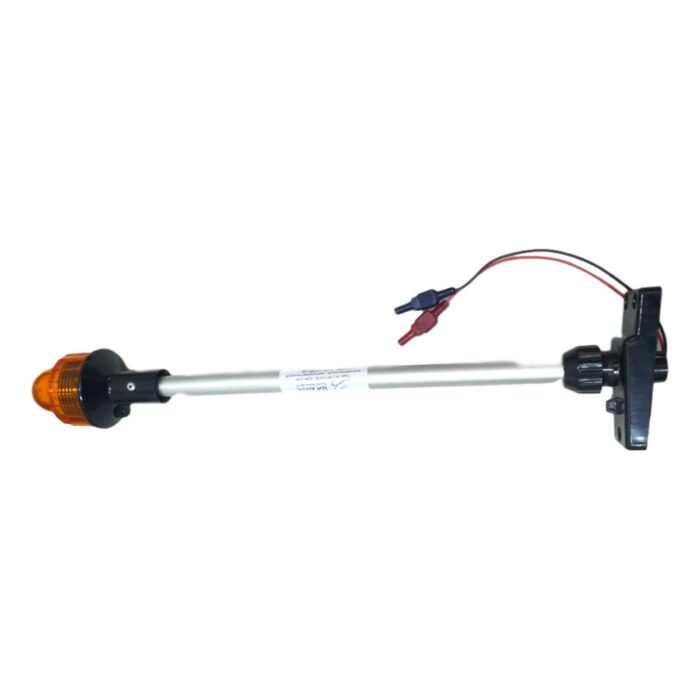 Alternative view of LUZ CIRCULAR LENTE AMARELA C/HASTE 40CM RETRÁTIL COM LED BASE PRETA