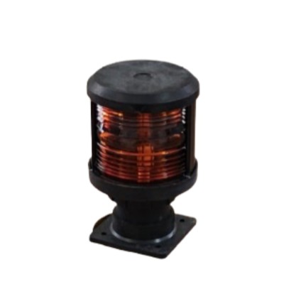 LUMINÁRIA DE NAVEGAÇÃO ATE 12M CXH4-3P AMARELA REBOQUE 135º