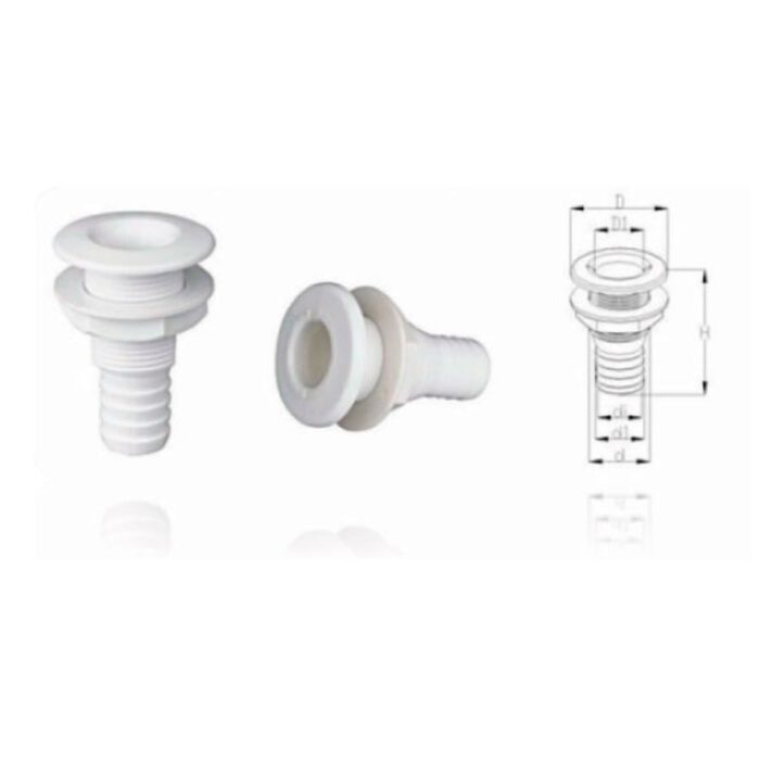 Alternative view of DRENO SAIDA DAGUA 1" BRANCO SEAFLO