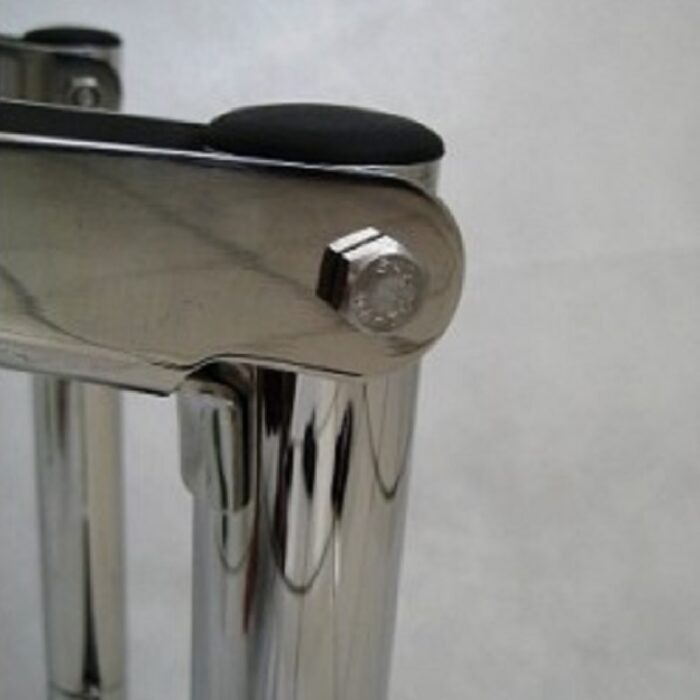 Alternative view of ESCADA RETRATIL INOX PARA BARCOS 4 DEGRAUS