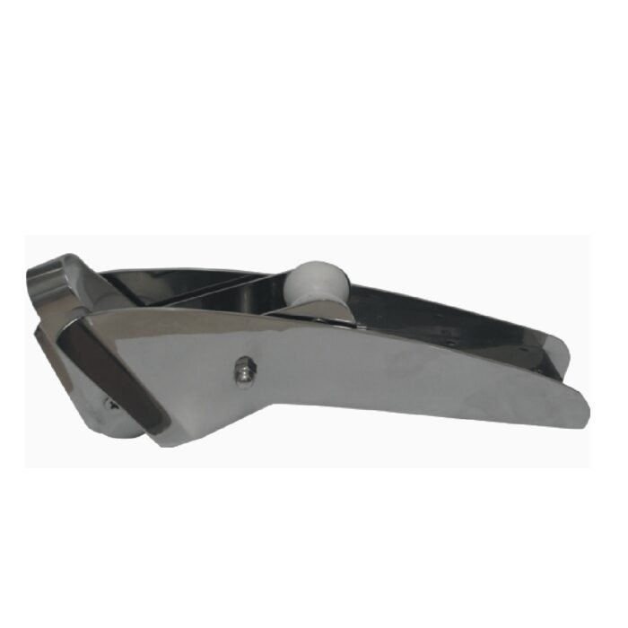 LANÇADOR SUPORTE DE ANCORAS EM AÇO INOX 890MM C/ 2 ROLDANAS