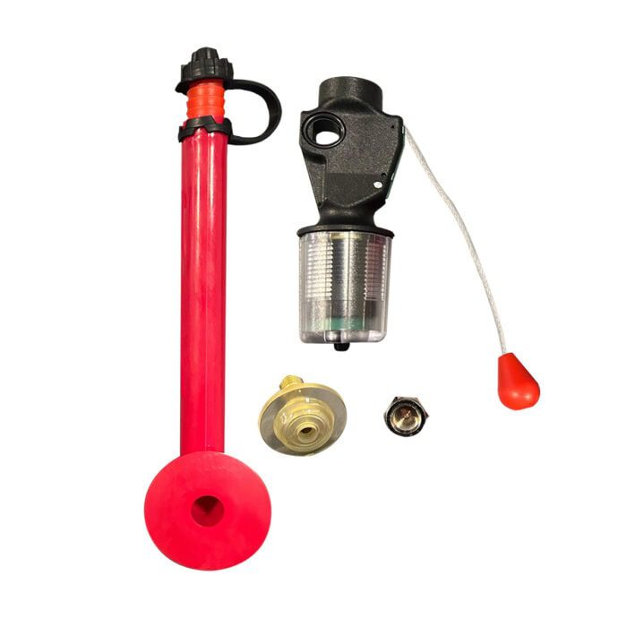 KIT REPARO (VÁLVULA  + INFLADOR) PARA COLETE INFLAVEL