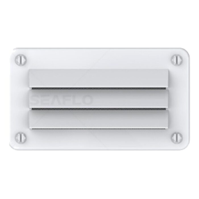 GRADE DE COBERTURA E VENTILACAO 140X79MM BRANCA PVC PROTECAO UV