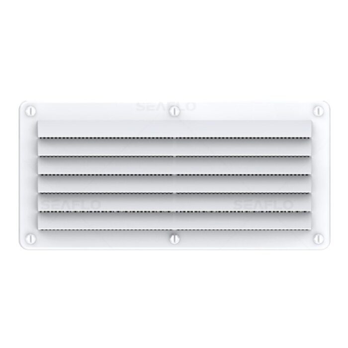 Alternative view of GRADE DE COBERTURA E VENTILACAO 260,5X125MM BRANCA PVC PROTECAO UV