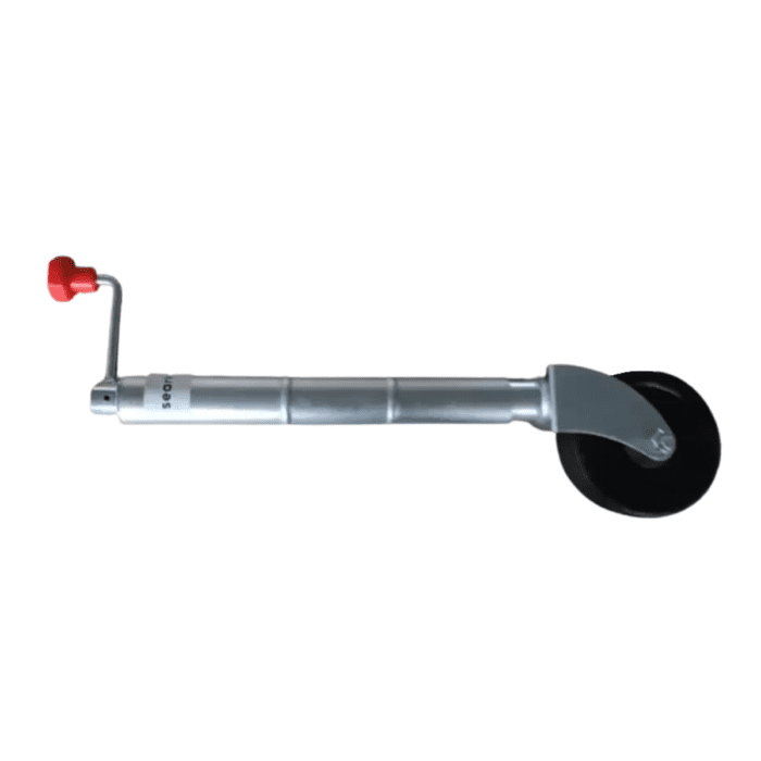 RODA NAUTICA PEDESTAL TOPO ZINCADO CAP 750LBS 2MM RODA SOLIDA 6"