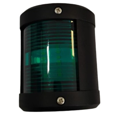 LUMINARIA DE NAVEGAÇÃO FIXA PRETA ATÉ 12M CXH1-1YB VERDE 112,5º