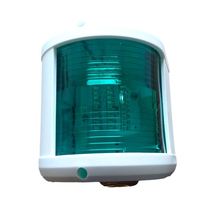 LUMINARIA DE NAVEGAÇÃO FIXA BRANCA MAIOR 12M CXH1-2YW VERDE 122,5º