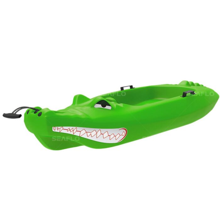 Alternative view of CAIAQUE CROCODILE VERDE CAPACIDADE 67KG PESO 10KG HDPE BLOW 2X0,6X0,8M