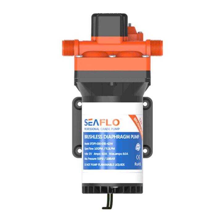 Alternative view of BOMBA DE PRESSURIZAÇÃO 3.0GPM 12V 11,3L/MIN 8.0A 55PSI BRUSHLESS 42WS