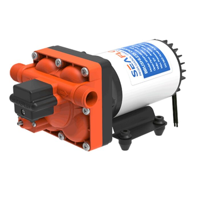 BOMBA DE PRESSURIZAÇÃO 3.0GPM 12V 11,3L/MIN 8.0A 55PSI BRUSHLESS 42WS