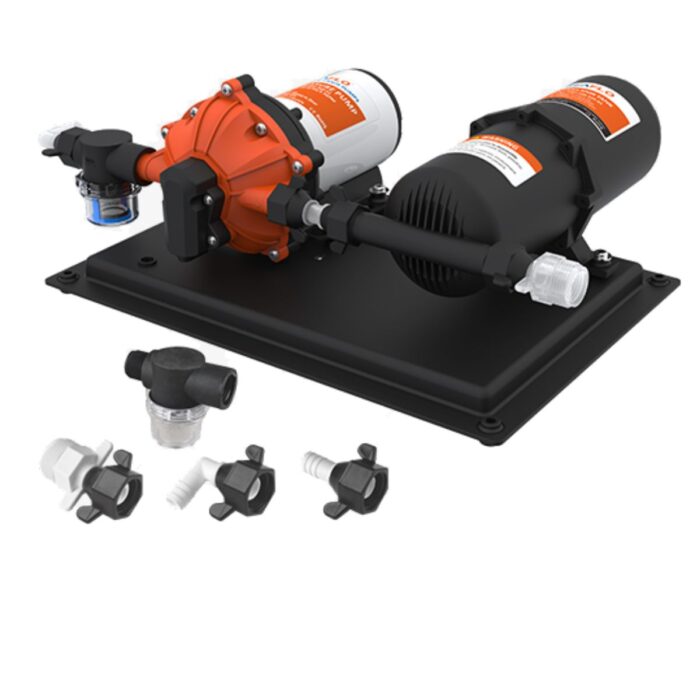 KIT TANQUE ACUMULADOR 1 L BOMBA DE PRESSURIZAÇÃO 5,5GPM 12V 60PSI 51S