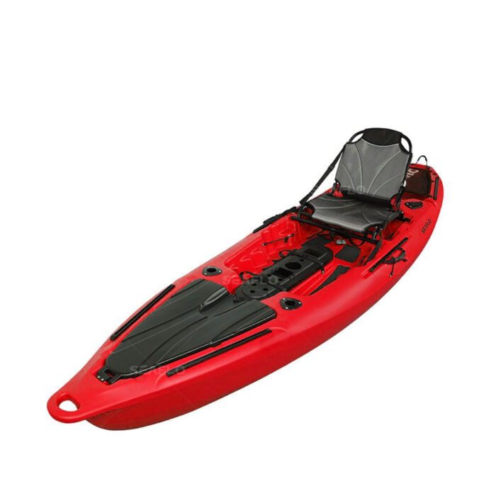 Alternative view of CAIAQUE TROLL VERMELHO CAPACIDADE 180KG PESO 26KG HDPE BLOW 3,26X8,6X3,8M