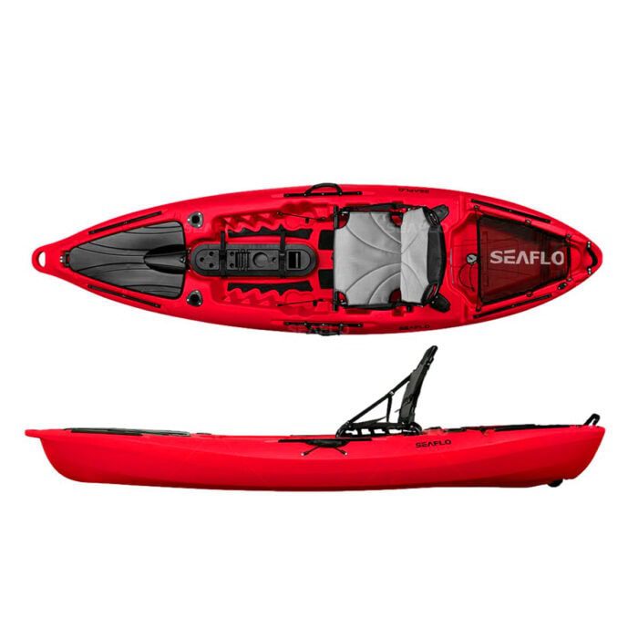 CAIAQUE TROLL VERMELHO CAPACIDADE 180KG PESO 26KG HDPE BLOW 3,26X8,6X3,8M