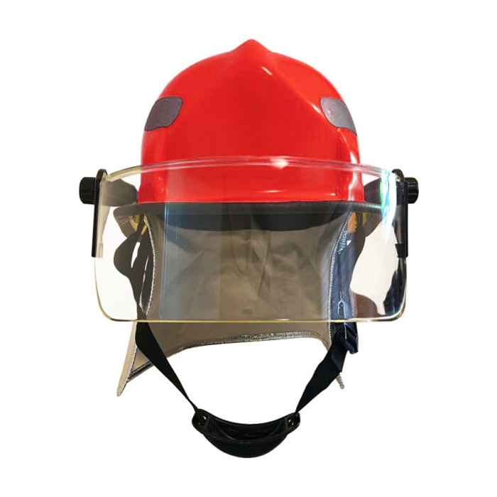capacete bombeiro vermelho