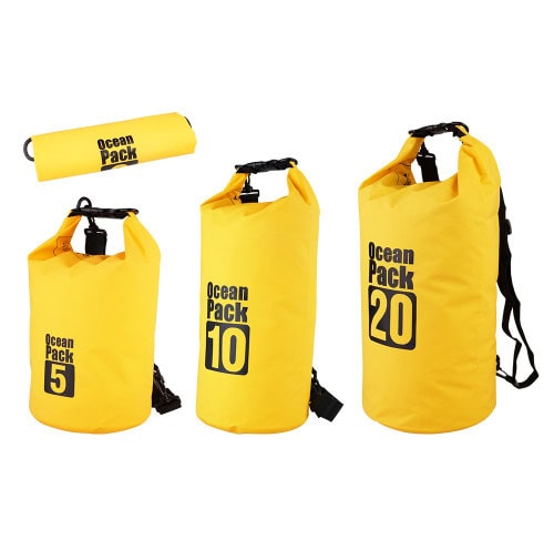 BOLSAS AMARELAS SEAFLO TAMANHOS - WB02-1