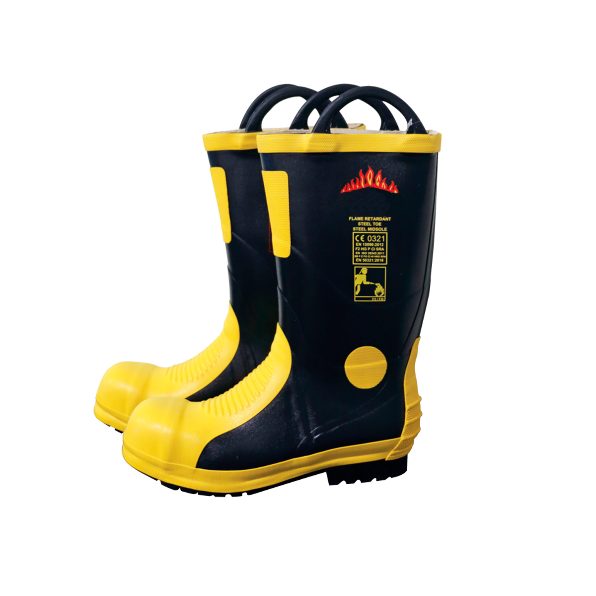 BOTA BOMBEIRO FIREFIGHTER SOLAS CE MED