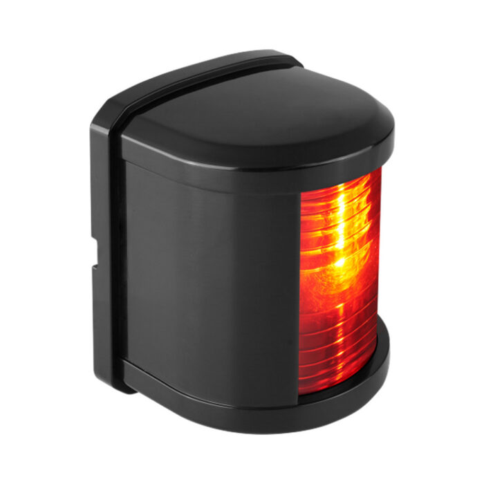 LUZ DE NAVEGAÇÃO SEAFLO REGULAR BOMBORDO LED 12VDC 112.5° 2NM CASE PRETO