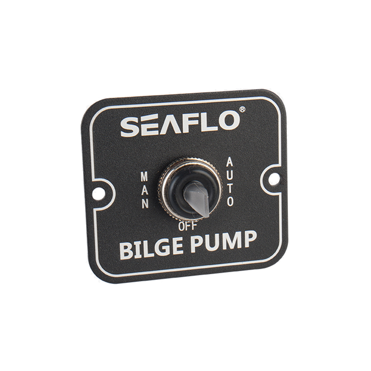 PAINEL CONTROLE PARA BOMBA DE PORÃO SEAFLO PRO ALAVANCA 3 POS ALUMINIO COM LED