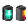 PAR DE LUZES DE NAVEGAÇÃO SEAFLO MINI LED BOMBORDO E BORESTE 12VDC 2NM CASE PRETO