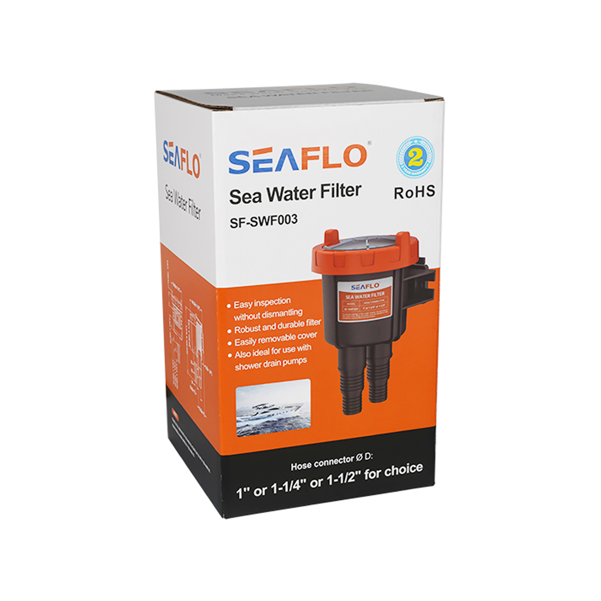 caixa filtro de agua salgada