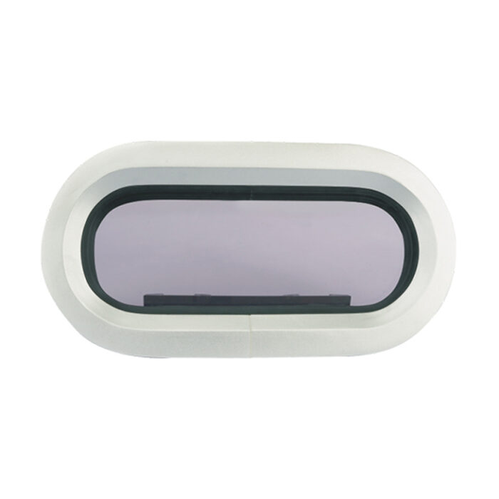 VIGIA OVAL SEAFLO PRO MOLDURA EM ALUMÍNIO PRATA FUMÊ