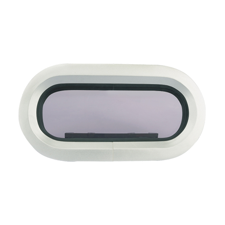 VIGIA OVAL SEAFLO PRO MOLDURA EM ALUMÍNIO PRATA FUMÊ